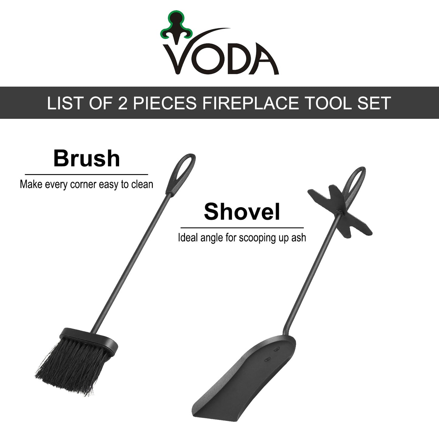 VODA™️ fireplace tools set VDTS400 VODA SHOP