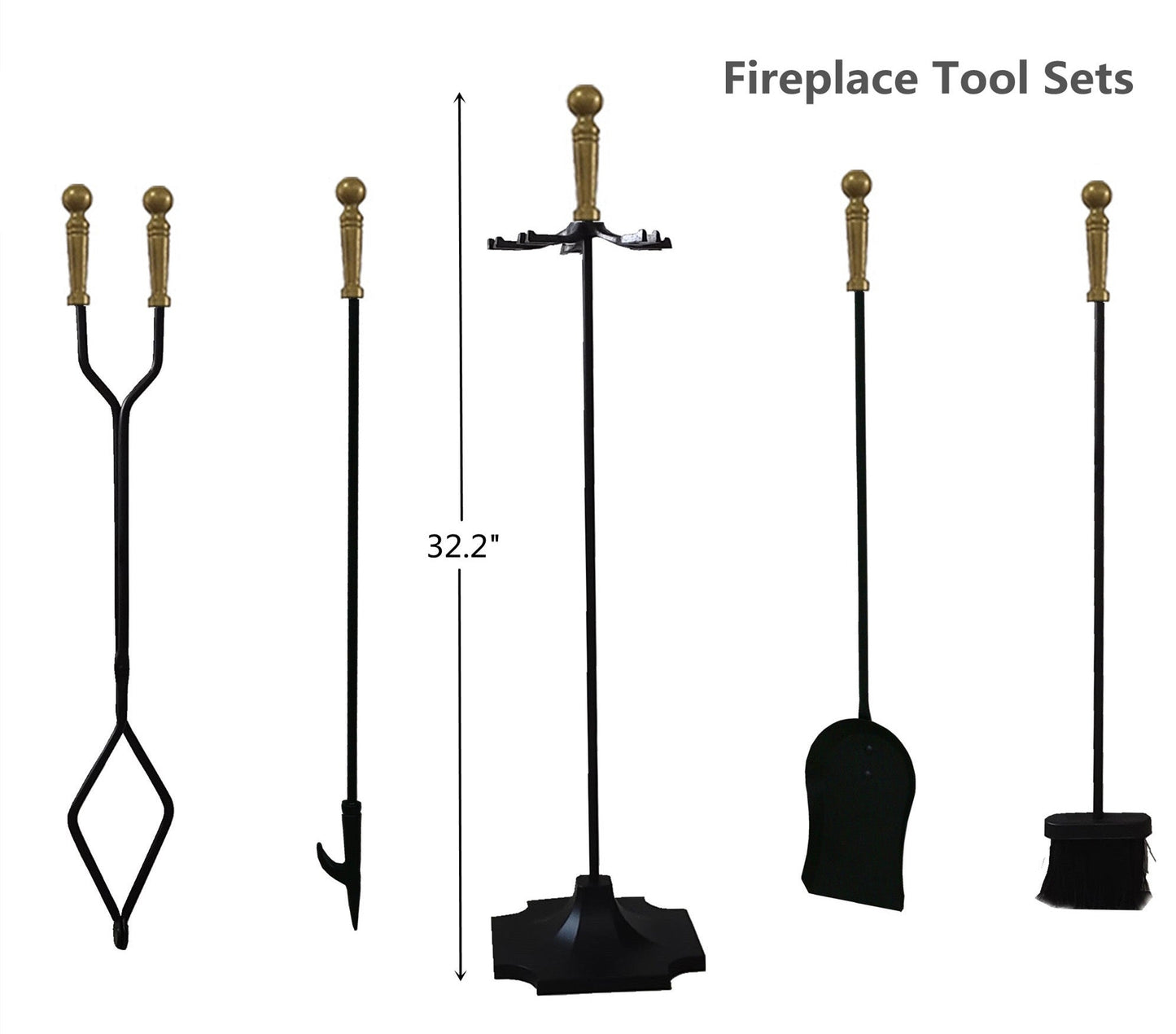 VODA™️ FIREPLACE TOOLS SET VDTS205 VODA SHOP