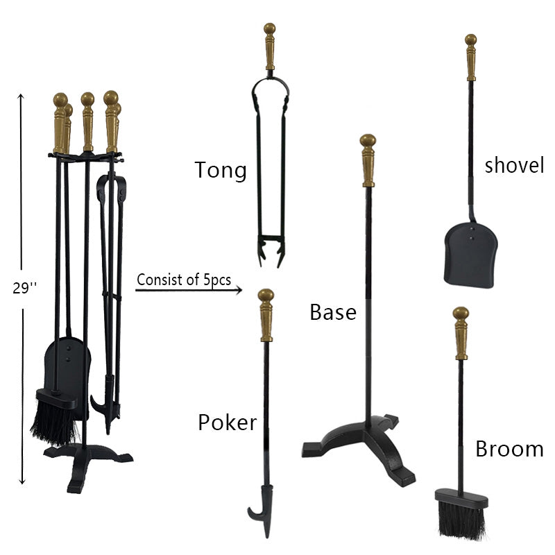VODA™️ FIREPLACE TOOLS SET VDTS204 VODA SHOP