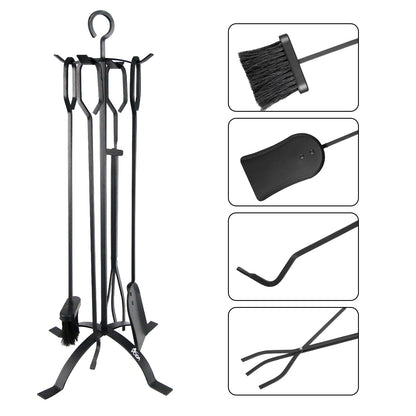 VODA™️ fireplace tools set VDTS206BL VODA SHOP