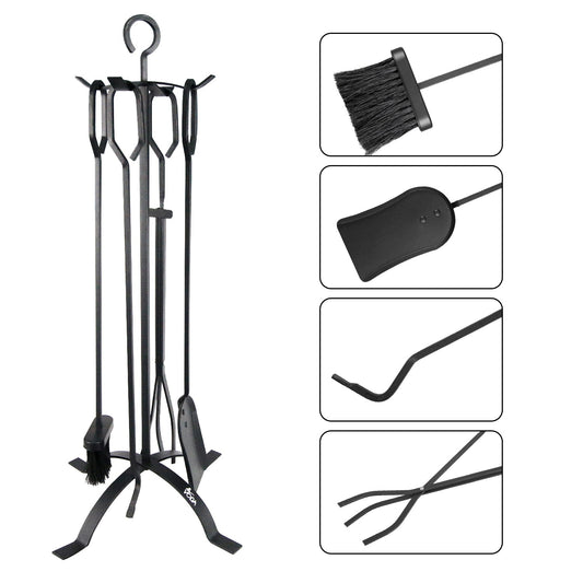 VODA™️ fireplace tools set VDTS206BL VODA SHOP