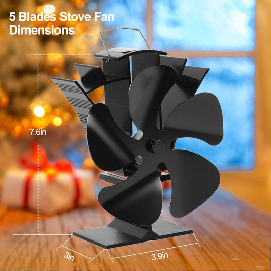 5 Blade Stove Fan VDSF685S VODA SHOP