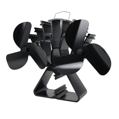 Larger Air Flow 6 Blades Wood Stove Fan VDSF636BM VODA SHOP