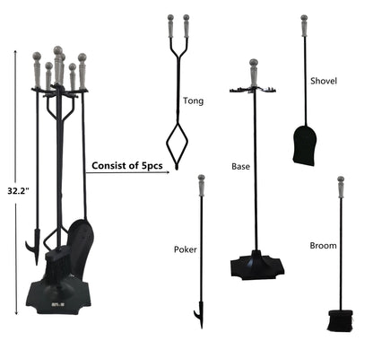 VODA™️ FIREPLACE TOOLS SET VDTS205 VODA SHOP