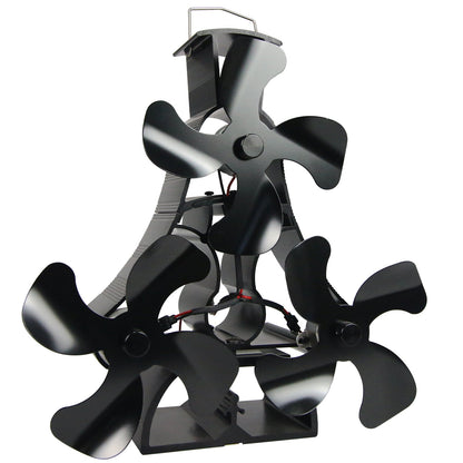 Heat Efficiency 12 Blade Stove Fan with 3 motors VDSF634RX VODA SHOP